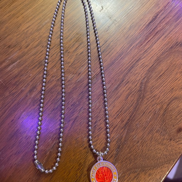 Large Orange GetBack necklace - Picture 2 of 2
